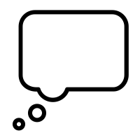 chat bubble icons noun project